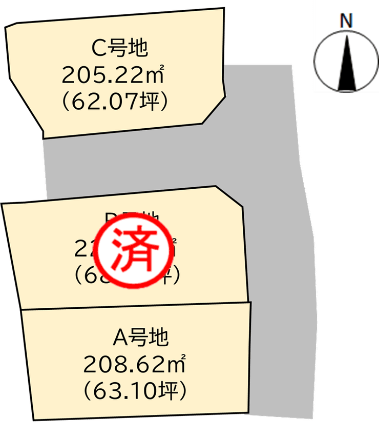 区画割り図