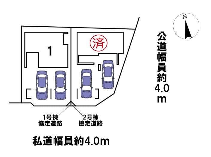 区画割り図