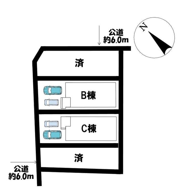区画割り図