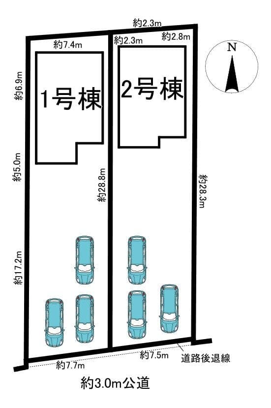 区画割り図