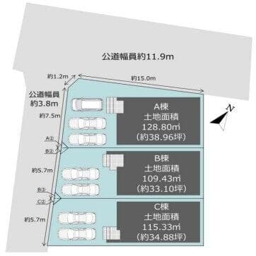 区画割り図
