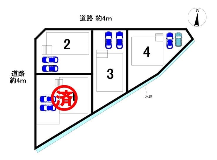 区画割り図