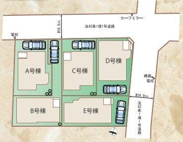 区画割り図