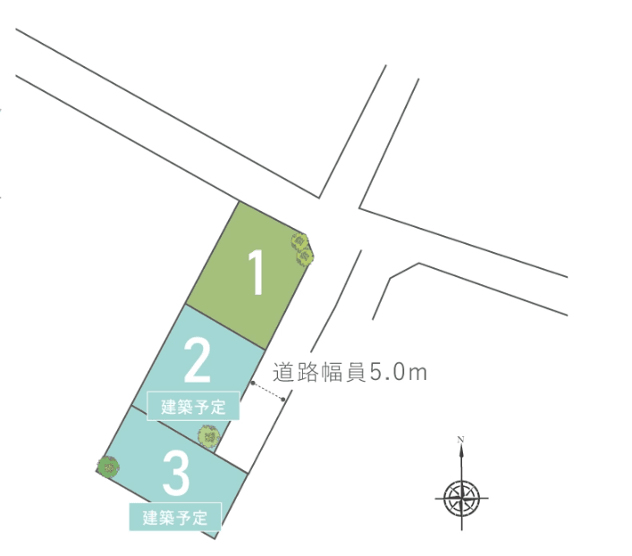 区画割り図