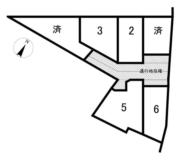 区画割り図