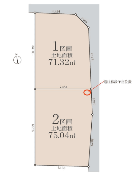 区画割り図