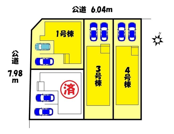 区画割り図