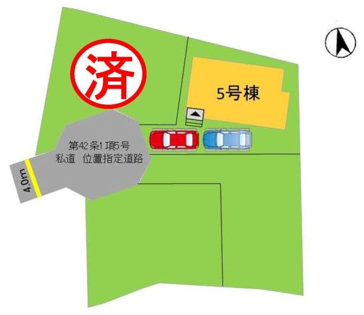 区画割り図