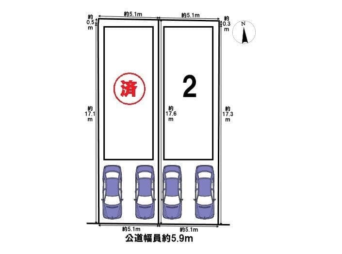 区画割り図