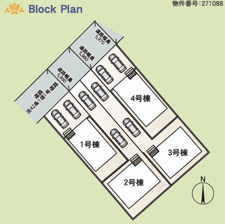 区画割り図