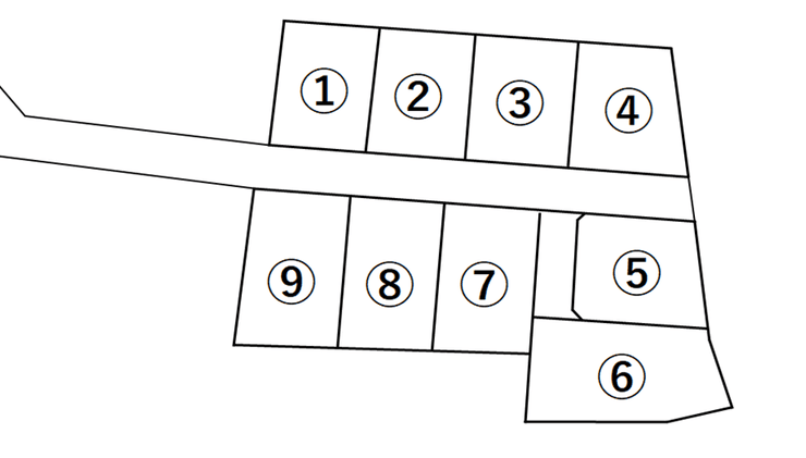 区画割り図