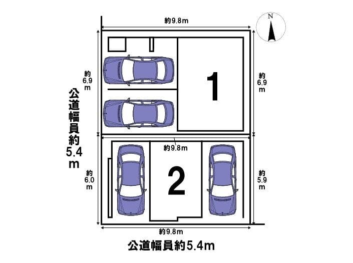 区画割り図