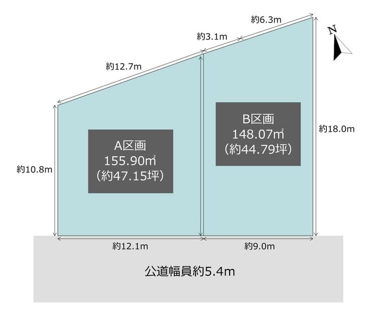 区画割り図