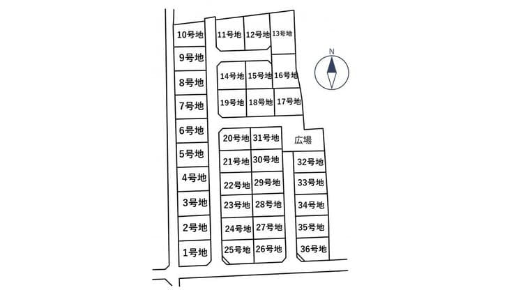 区画割り図