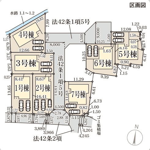 区画割り図
