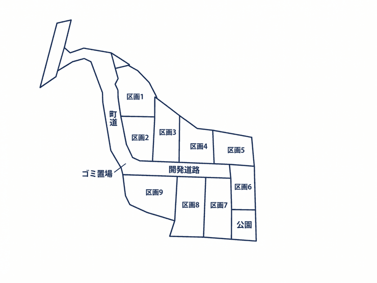 区画割り図