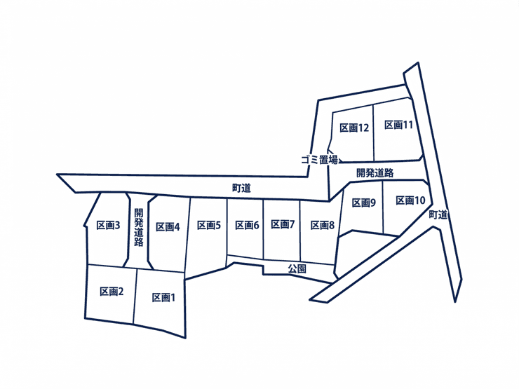 区画割り図