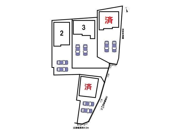 区画割り図