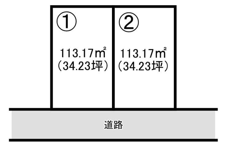 区画割り図