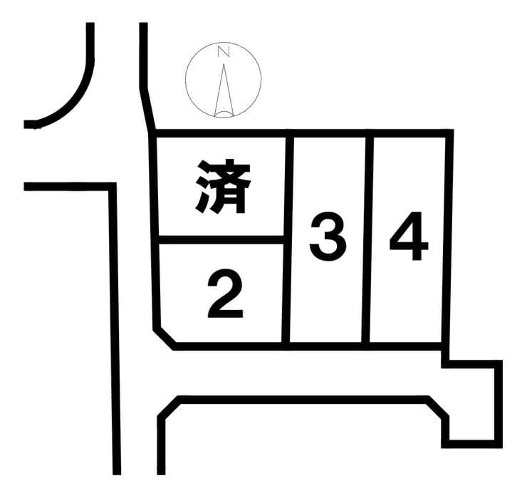 区画割り図
