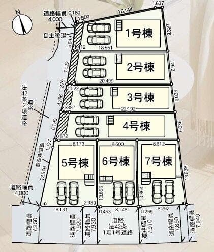区画割り図