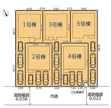 区画割り図