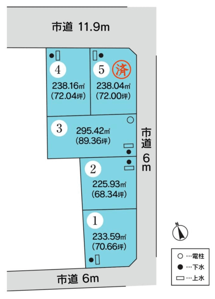 区画割り図