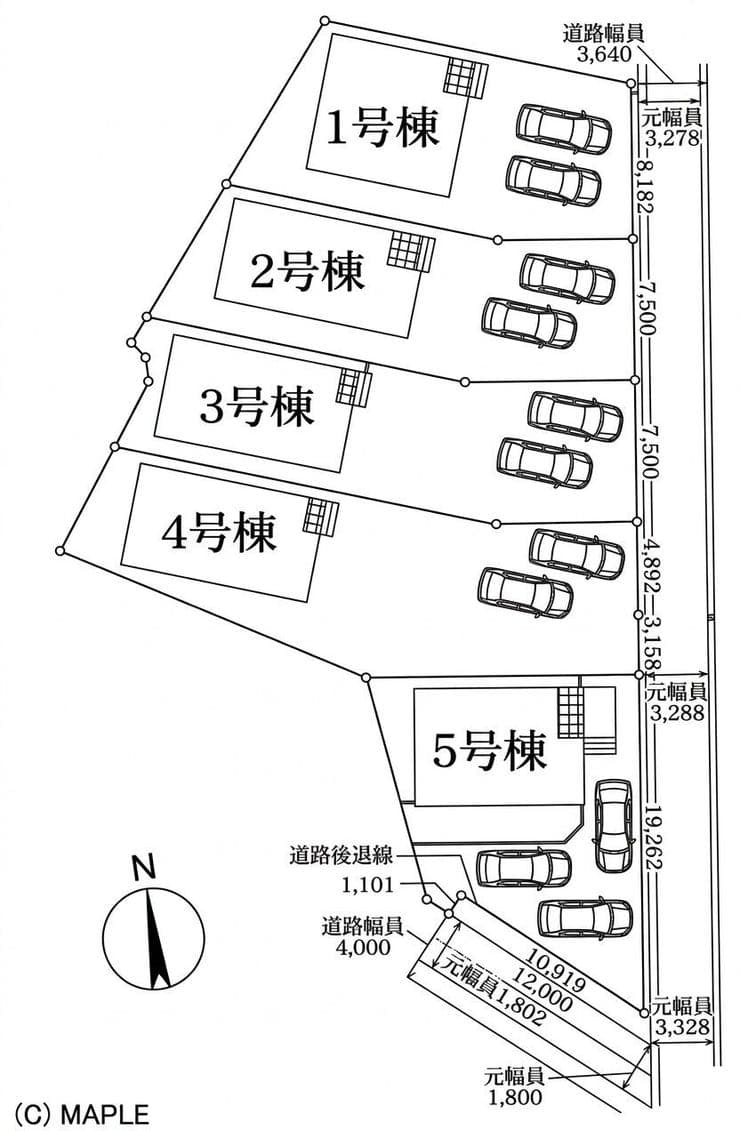 区画割り図
