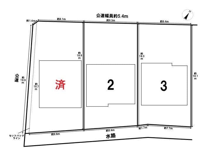 区画割り図