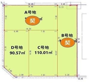 区画割り図