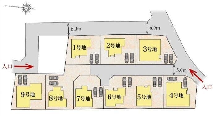 区画割り図