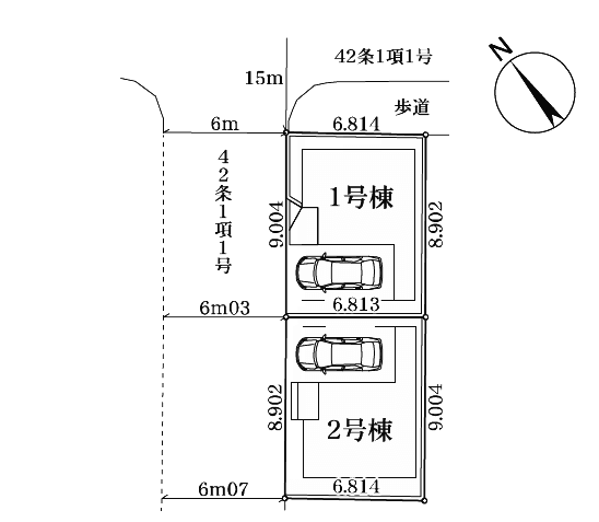 区画割り図