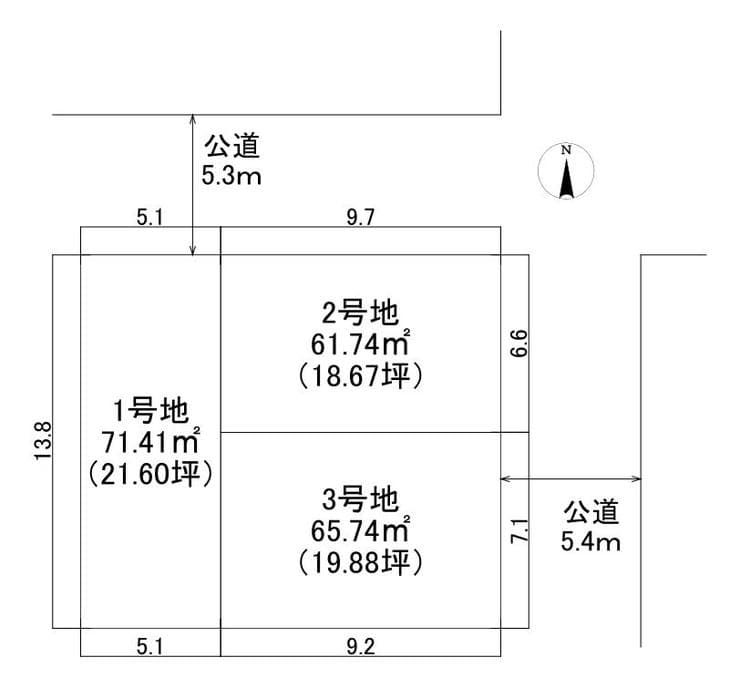 区画割り図