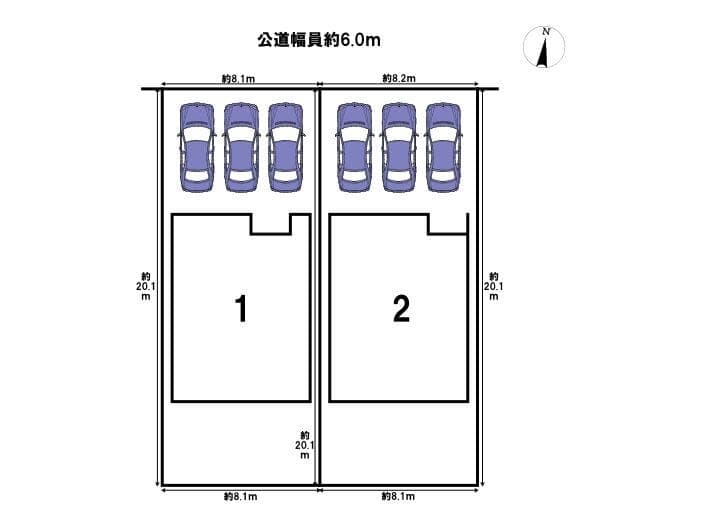 区画割り図