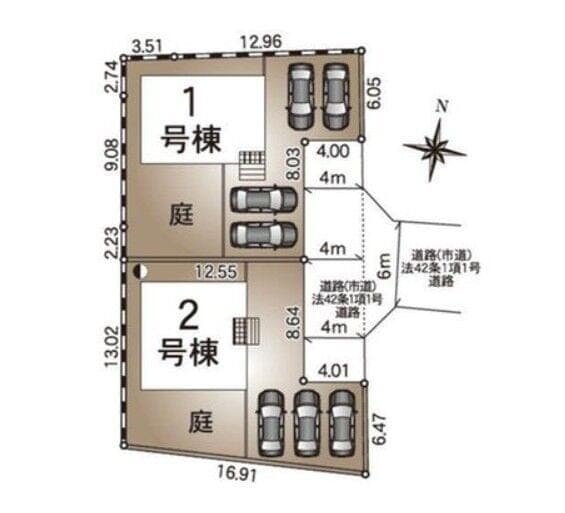 区画割り図