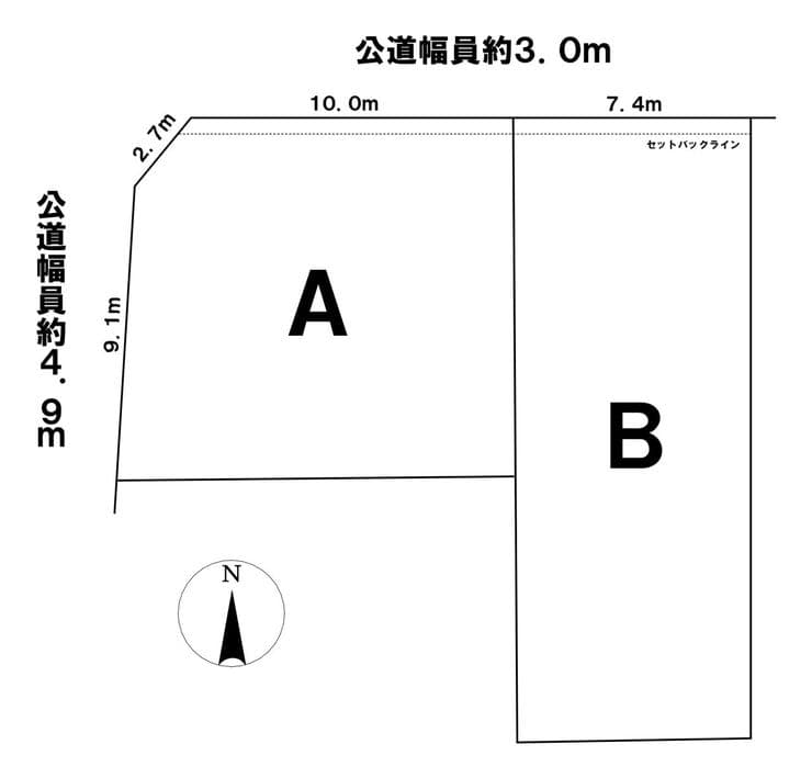区画割り図