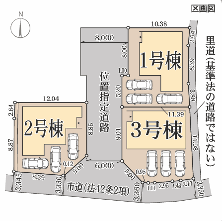 区画割り図