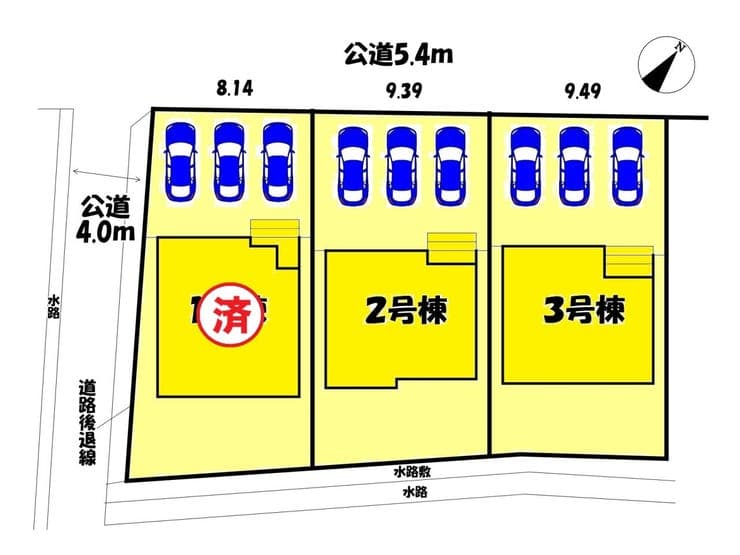 区画割り図