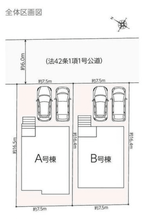 区画割り図