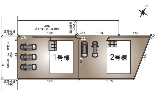 区画割り図