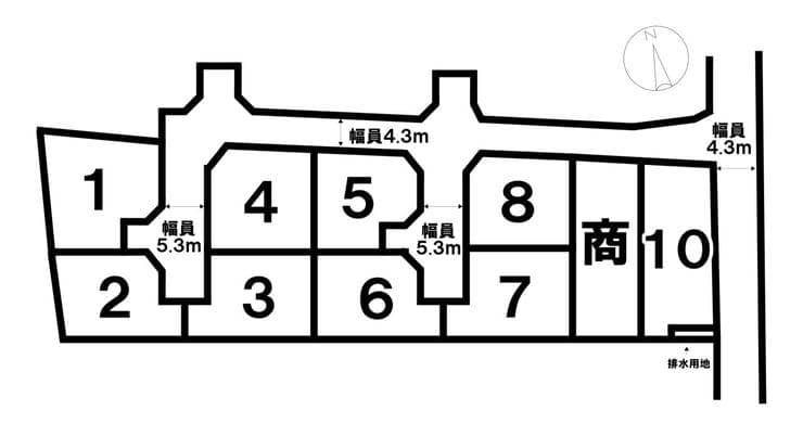 区画割り図