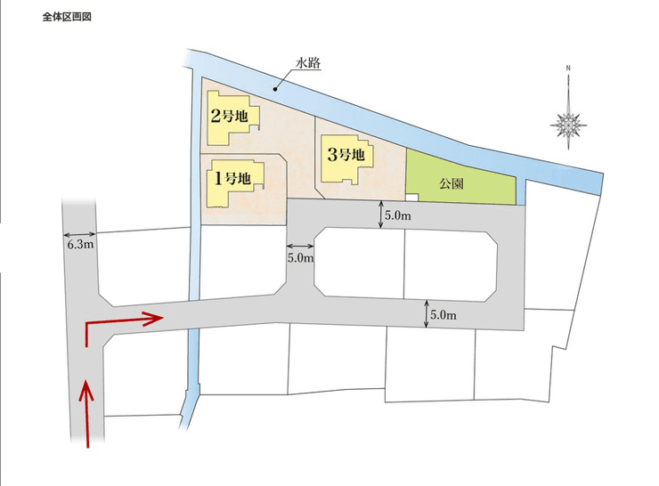 区画割り図