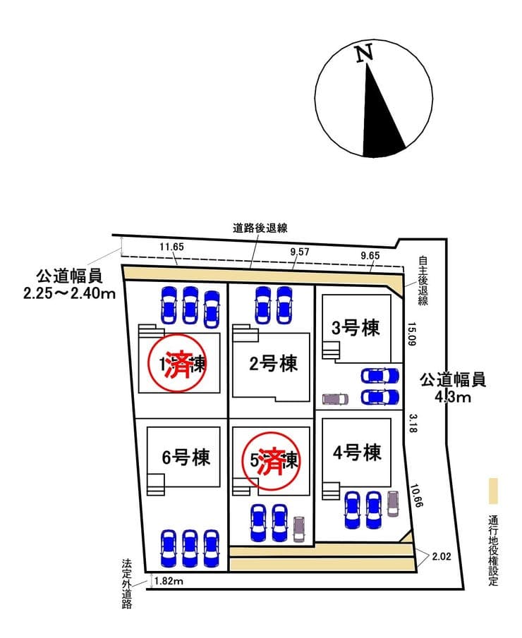 区画割り図