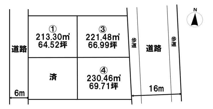 区画割り図