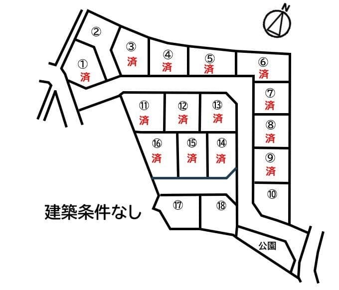 区画割り図