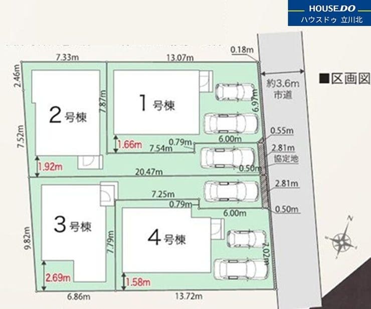 区画割り図