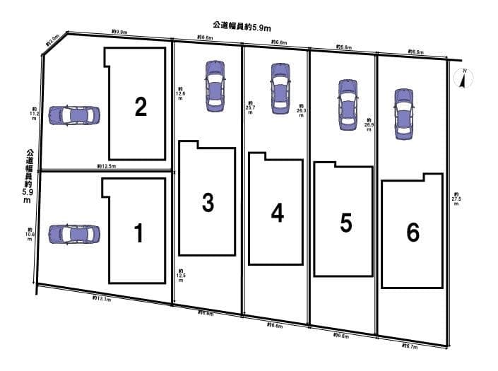 区画割り図
