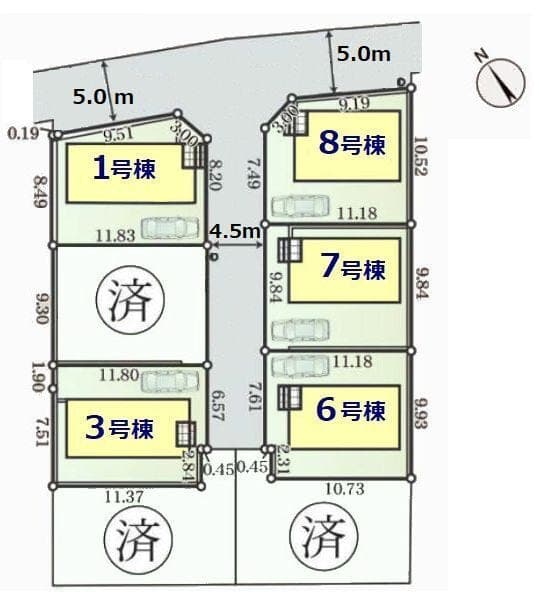 区画割り図