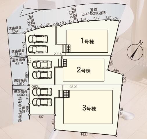 区画割り図