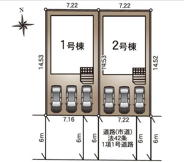 区画割り図